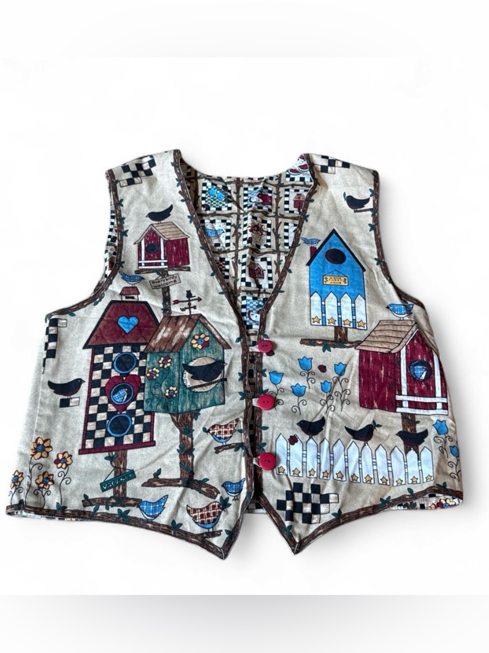 Vintage 90s teachers vest